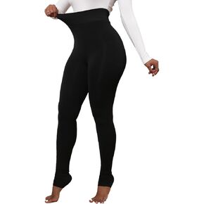 Women Winter Warm Leggings Elastic Thick Velvet Thermal Legging Pants Fleece Lined Tights