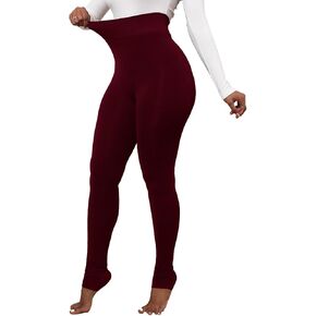 Women Winter Warm Leggings Elastic Thick Velvet Thermal Legging Pants Fleece Lined Tights in Saudi Arabia