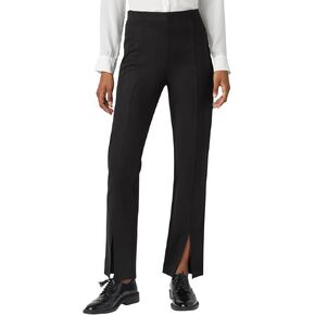 HUE Women's High Rise Suede Straight Legging