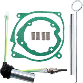 HiSport Diesel Parking Air Heater Car Ceramic Glow Plug Compatible With Eberspaecher Airtronic D4 88w-98w Car Air Diesel Parking Heater Service Kit with Glow Pin Screen Gasket Glow Plug Removal Tool