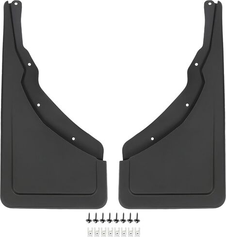 KUAFU Front Splash Shield Guards Compatible with 2021-2024 Ford Bronco Sport Replacement for M1PZ-16A550-AA Splash Guards Mud Flaps Black 2Pcs in Saudi Arabia