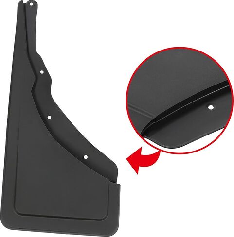 KUAFU Front Splash Shield Guards Compatible with 2021-2024 Ford Bronco Sport Replacement for M1PZ-16A550-AA Splash Guards Mud Flaps Black 2Pcs in Saudi Arabia