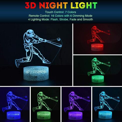 LETOUR Night Light for Kids Horse 3D Night Light Porpoise Illusion Lamp with Remote Control 16 Color Changing Xmas Halloween Birthday Gift for Child Baby Boy,Valentines Day Gifts for Kids in Saudi Arabia
