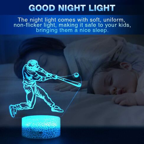 LETOUR Night Light for Kids Horse 3D Night Light Porpoise Illusion Lamp with Remote Control 16 Color Changing Xmas Halloween Birthday Gift for Child Baby Boy,Valentines Day Gifts for Kids in Saudi Arabia