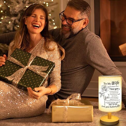 Welsky Birthday Gifts for Wife from Husband, Wife Birthday Gifts Ideas, Personalized Table Lamp Gifts for Wife, Anniversary Wedding Gifts for Her Romantic, Love Gifts for Her Wife in Kuwait