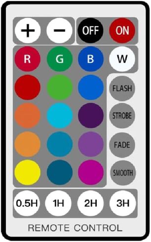 BRIGHTWORLD Control for 16 Colors Moon Lamp with Timer in Saudi Arabia