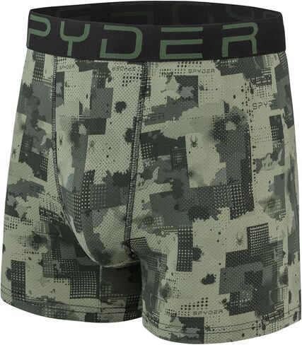 Spyder Mens Boxer Briefs Performance Nylon Mesh Sports Underwear in Saudi Arabia