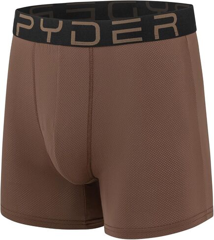 Spyder Mens Boxer Briefs Performance Nylon Mesh Sports Underwear in Saudi Arabia