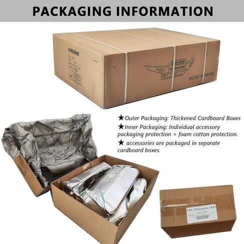 Front Bumper Fit For 2005-2015 Toyota Tacoma(2nd Gen) Fine Textured Black in Kuwait