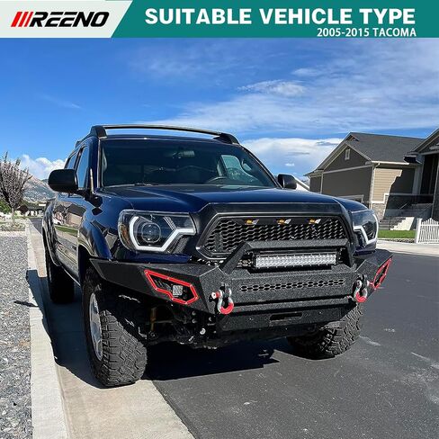 Front Bumper Fit For 2005-2015 Toyota Tacoma(2nd Gen) Fine Textured Black in Kuwait