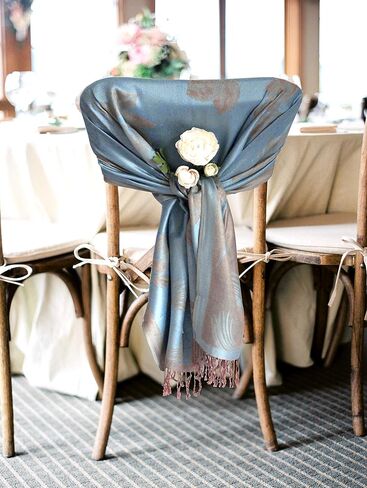 Sakkas Two Tone Floral Rose Reversible Pashmina Scarf Shawl Wrap Stole for Women in Kuwait