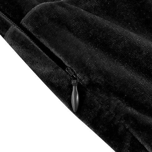 ODIZLI Women's Christmas Retro Dresses for Women Vintage Dress Long Sleeve Velvet Square Neck Swing Dress in Saudi Arabia
