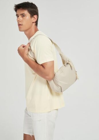 GRPKSSIB حقيبة الهلال النايلون المتشرد حقائب كروسبودي حقيبة رافعة عادية حقائب كتف مترهل حقيبة ساعي السفر للنساء الرجال in Kuwait