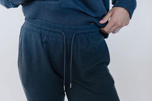 بنطال رياضي من صوف ميرينو من Woolino مع جيوب، سروال رياضي للنساء، بنطال رياضي للجري والسفر والمشي لمسافات طويلة in Saudi Arabia