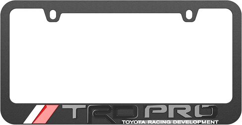 إطار لوحة ترخيص أسود لـ TRD in Kuwait