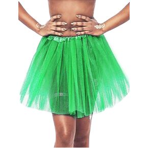 Tutus for Women Adult Ballet Skirt 3 Layered Tulle Tutu Rave Costumes for Women and Girls