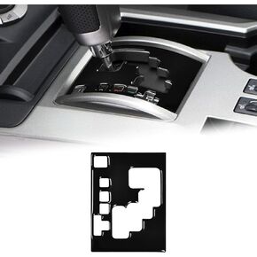 Compatible with Alcantara Suede Center Control Gear Shift Panel Cover Interior Accessories for Toyota 4Runner SUV 2010 2011 2012 2013 2014 2015 2016 2017 2018 2019 2020 2021 2022 2023(Black)