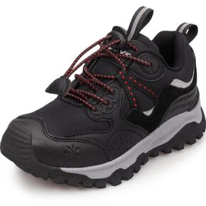 UOVO Boys Girls Hiking Shoes Kids Waterproof Running Trail Fashion Sneakers Breathable Lightweight Non-Slip Outdoor Walking Sports Shoe(Little/Big Kids)