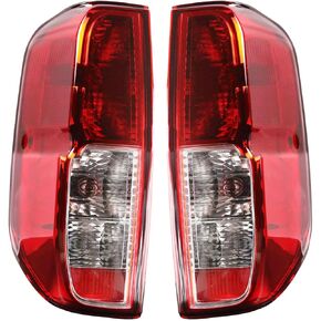 Tail Lights Compatible With 2005-2021 Nissan Frontier Models With Bulbs Left and Right Side Replace NI2801206 NI2800206