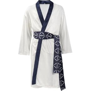 FURPHI Men's Robe Fuzzy Pajamas Bathrobes Bath Spa Homewear Long Robe with Belt Pockets