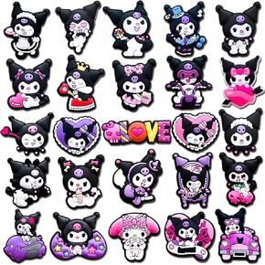 Xaldrichasta 25 40 Shoe Charms for Clog Different Matching Sandals Wristbands Bracelets (25)