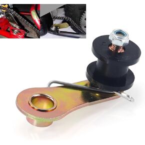 1 PC Car Chain Tensioner, 48.6mm x 88mm Heavy Duty Chain Roller Tensioner, Sturdy and Durable Adjustment Chain Accessory with Spring, Suitable for ATV 110CC/125CC/140CC (Black)