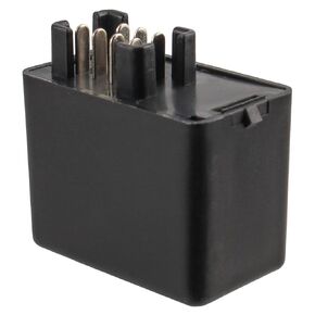 AUTOKAY 12V 7 Pin LED Electronic Flasher Relay Fits for Suzuki GSXR SV DL Lamp Turn Signal Light Bulbs Hyper Blink Flash Controller