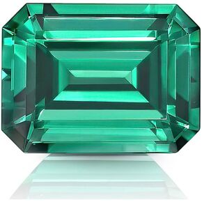 Moissanite Loose Stones Emerald Excellent Cut Natural Green Gemstone VVS1 Lab Diamond Gem for Custom Jewelry Making 1.0-3.0ct with Certificate