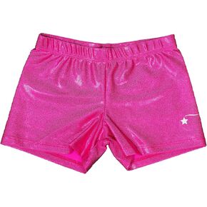 Destira Girl's Mystique Gymnastic Athletic Sport Short, Gymnastics, Practices, Dance, Cheer, Yoga, Adult