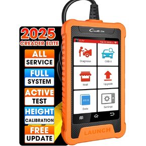 LAUNCH Creader Elite for Land Rover Jaguar OBD2 Scanner, 2025 Full System Bi-Directional Diagnostic Scan Tool, All Reset Services, Active Tests, Height Calibration, Auto VIN, Lifetime Free Update