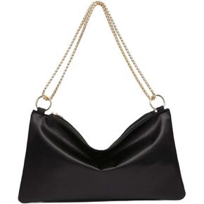 Women's Satin Evening Handbag Shoulder Bag Purse for Women Clutch Purses Evening Bag