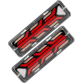 LED Tail Lights, Running Turn Signal Brake Reverse Lamp, Truck Rear Lights, LED Waterproof Tail Brake Lights, Fit for 12V-24V Lorries, Trucks, Trailers