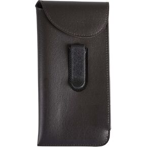 Mens Black Slip-in Eyeglass Case With Clip And Belt Loop, Fits Safety Glasses