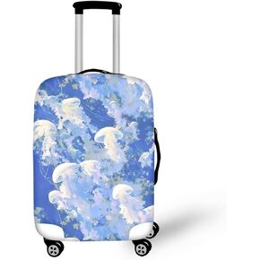 Day of the Dead Skull Luggage Covers Fits 18-32 Inch Colorful Halloween Skeleton Protector Covers Anti-Scratch Suitcase Cover Travel Suitcase Protective Cover