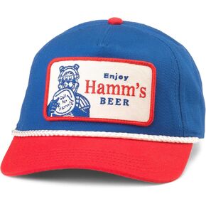 AMERICAN NEEDLE Hamm's Beer Patch Unisex Adjustable Snapback Baseball Hat