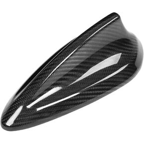 Car Carbon Fiber Shark Fin Antenna Cover Trim FM Radio Shark Fin Aerial with Adhesive Tabe for F22 F30 F35 F34 F32 F33 F80