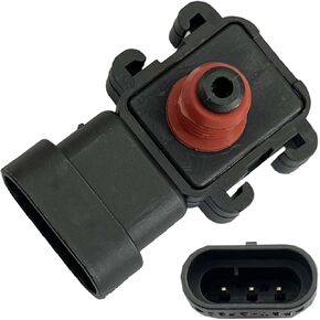 Manifold Absolute Pressure Map Sensor 16187556 12569240 213-796 12614973 Compatible with Regal Riviera Rainier Lacrosse Eldorado Seville Escalade SRX STS XLR DTS