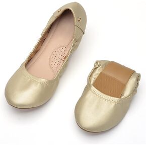 Women's Ballet Flats Dress Shoes for Women, Women Classic Round Toe Slip On Flat Walking Shoes, Women Casual Comfortable Soft Knit Black Leopard Flats Shoes