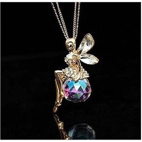 Car charms for rear view mirror Rainbow Guardian Angel Crystal Guardian Angel Rearview Mirror Window Hanging & Porch Decor