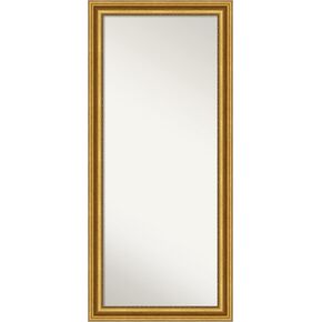 Amanti Art Wall Mirror Full Length Mirror (65.75 x 29.75 in.) Full Body Mirror, Parlor Gold Floor Mirror Full Length Mirror for Bedroom or Living Room Decor, Gold Mirror, Traditional Mirror