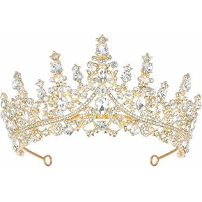 تاج تاج للنساء، إكسسوارات شعر عصابة الرأس لحفلات أعياد الميلاد وحفلات الزفاف باللون الفضي in Kuwait