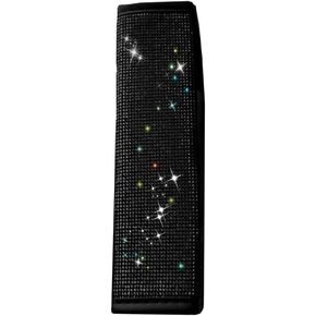 Crystal Car Seat Belt Cover Bling Rhinestones Auto Interior Accessories Seat belt pads are suitable for all models.