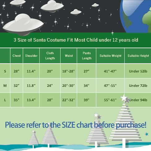 Santa Costume for kids 9Pcs Boys Santa Claus Suit Christmas Elf Costumes Halloween Cosplay Outfits for Children in Saudi Arabia