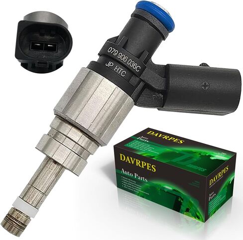 079906036C Fuel Injector Fuel Spray Nozzle 6 Holes Disc Engine For V-W Touareg, Audi A6 Quattro A8 Quattro Q7 R8 S5 4.2L V8, 5.2L V10 Replace#079906036AA｜FJ886｜FJ886 in Kuwait