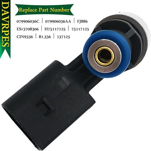 079906036C Fuel Injector Fuel Spray Nozzle 6 Holes Disc Engine For V-W Touareg, Audi A6 Quattro A8 Quattro Q7 R8 S5 4.2L V8, 5.2L V10 Replace#079906036AA｜FJ886｜FJ886 in Kuwait