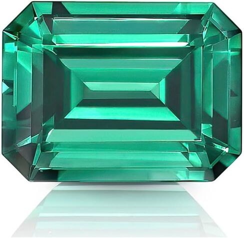 Moissanite Loose Stones Emerald Excellent Cut Natural Green Gemstone VVS1 Lab Diamond Gem for Custom Jewelry Making 1.0-3.0ct with Certificate in Saudi Arabia