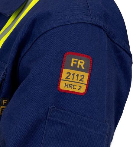 Just In Trend Flame Resistant Hi Vis Reflective Coverall with Leg Zipper in Saudi Arabia