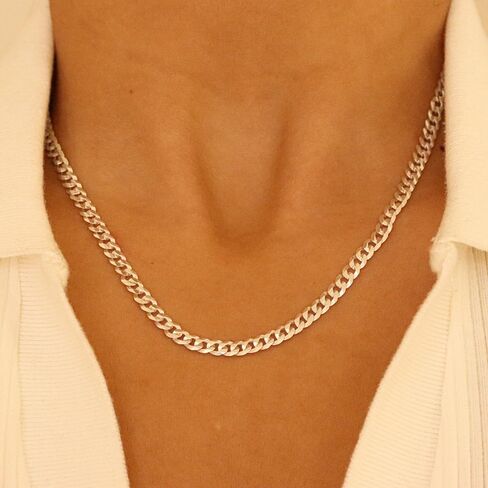 EVAYA Real Solid 14k Gold Cuban Chain (2mm-3mm Width, 16"-24" Length) - For Men & Women - Durable, Resistant to Tarnishing & Lasts a Lifetime in Saudi Arabia