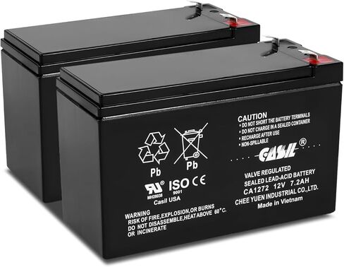 Casil CA12120 12V 12Ah F2 Razor Battery Replacement Razor Dirt Bike Upgrade kit for Razor mx500 Razor mx650 W15128190003 Razor 15165070 Razor Dirt Rocket mx650 Battery 3 Pack in Saudi Arabia