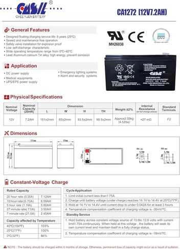 Casil CA12120 12V 12Ah F2 Razor Battery Replacement Razor Dirt Bike Upgrade kit for Razor mx500 Razor mx650 W15128190003 Razor 15165070 Razor Dirt Rocket mx650 Battery 3 Pack in Saudi Arabia